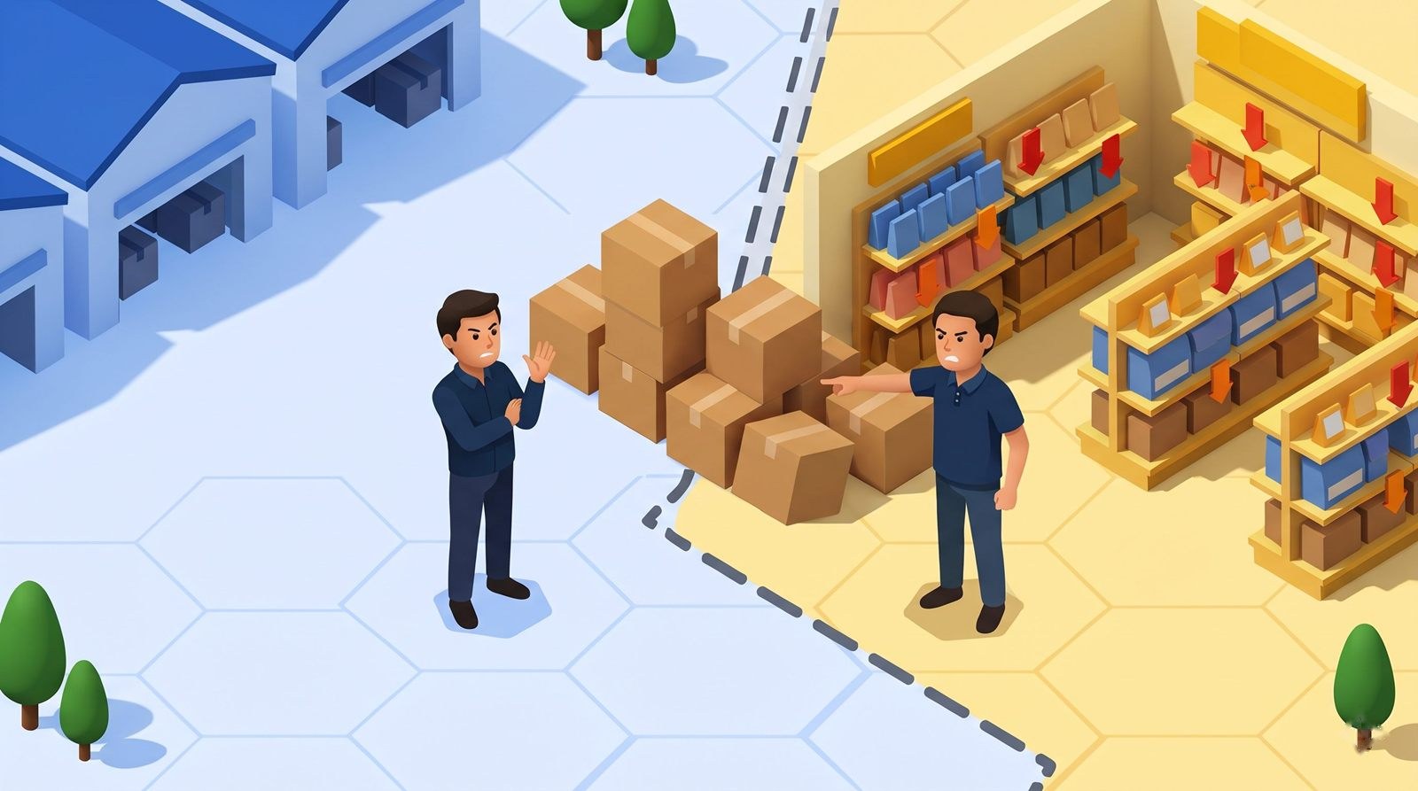 Hàng của nhà phân phối vùng này tràn sang vùng khác làm giá bán lẻ bị kéo xuống